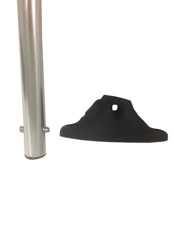 Pontoon Flag Pole Socket w/ American USA Flag 24" Long Adjustable