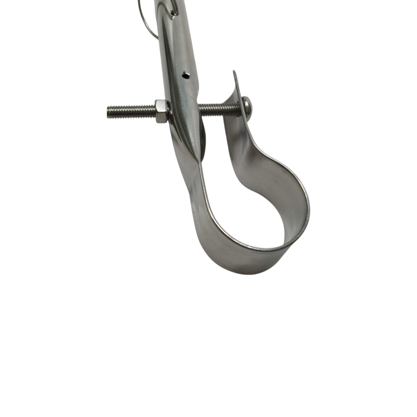 Pactrade Marine Boat Kayak Durable Stainless Steel Rail Mount Flag Staff Pole 15-3/16"