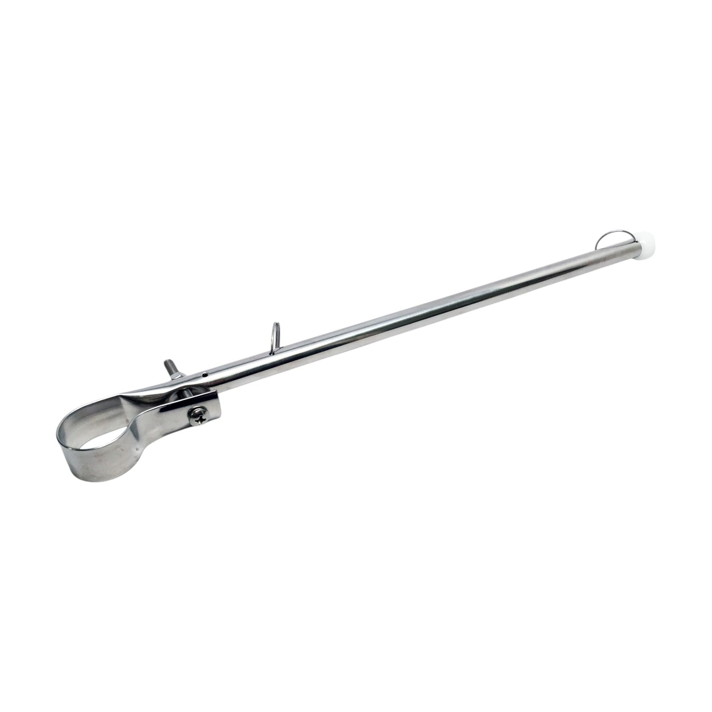 Pactrade Marine Boat American Flag USA 12"X18" Stainless Steel Rail Mount Flag Staff Pole