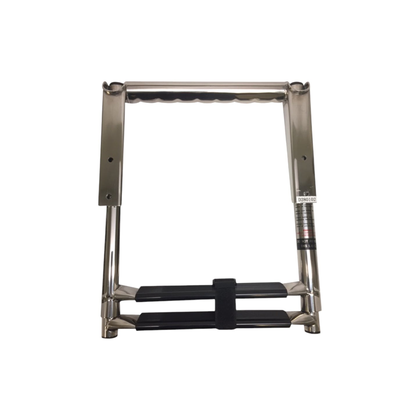 Pactrade Marine Boat Swim Stainless Steel 2 Step Telescopic Drop Ladder