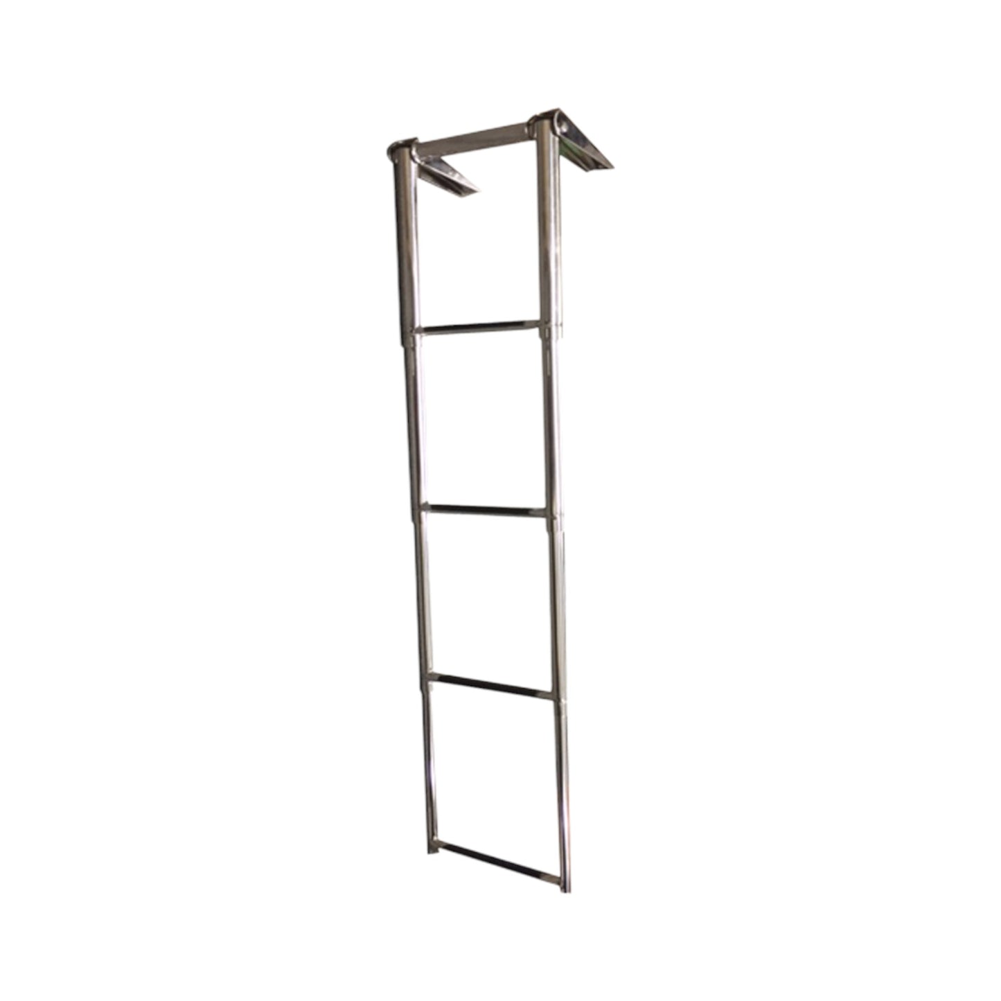 Pactrade Marine Boat Swim Stainless Steel 4 Step Telescopic Drop Ladder