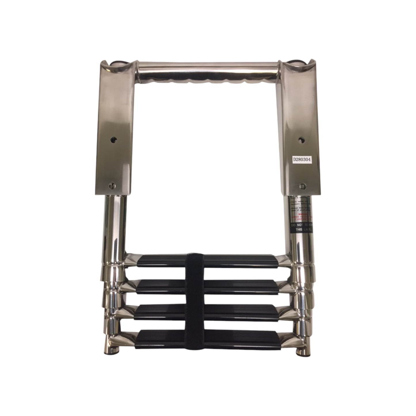 Pactrade Marine Boat Swim Stainless Steel 4 Step Telescopic Drop Ladder