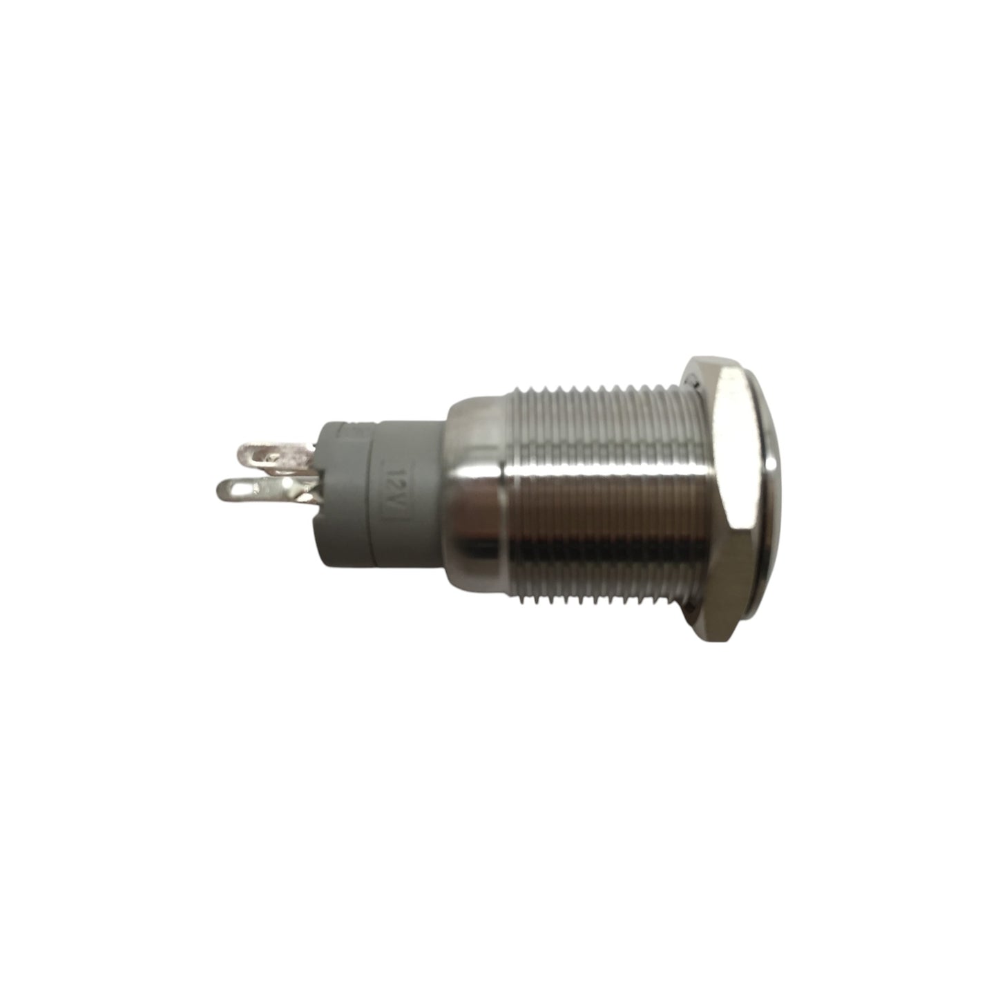 Pactrade Marine Boat SS304 Red LED Ultra Flush Light Auto On-Off Push Switch Ring Button