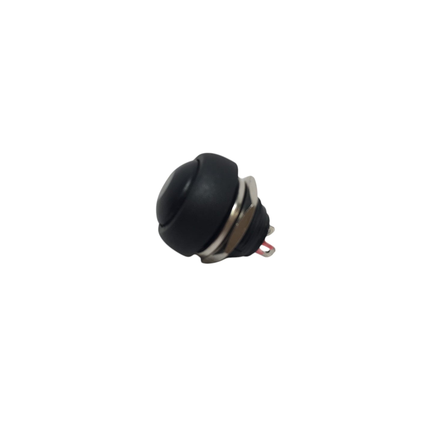Pactrade Marine 10pcs Car Mini Round Black Push Button Switch Momentary On-Off
