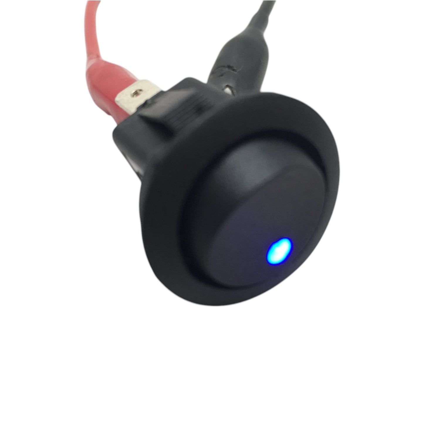 10 PCS Pactrade Marine Boat Automotive Car Round Blue Dot LED Rocker Switch SPST On/Off