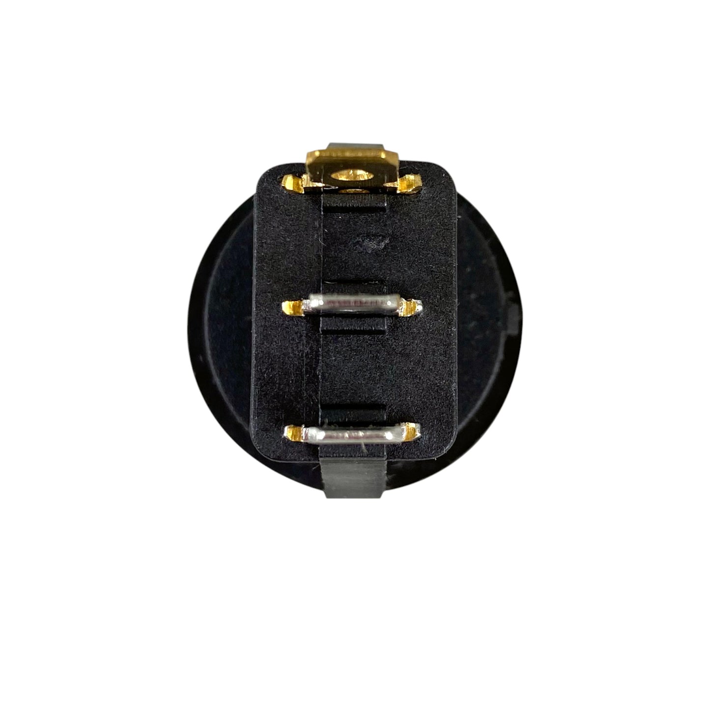 Pactrade Marine 10pcs Automotive Car Round Red Dot LED Rocker Switch SPST On/Off