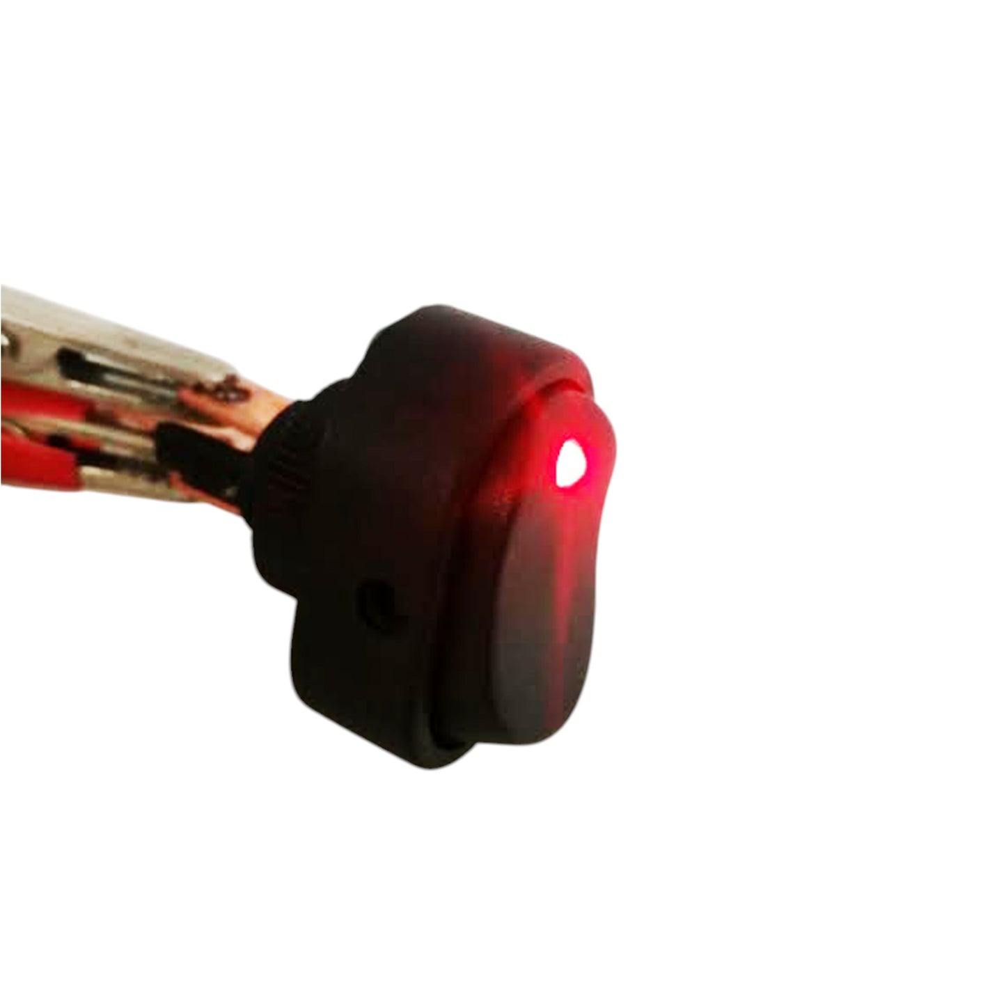 Pactrade Marine 20 Red LED Light 12V 30A ON-OFF Rocker Switch For Auto Boat RV