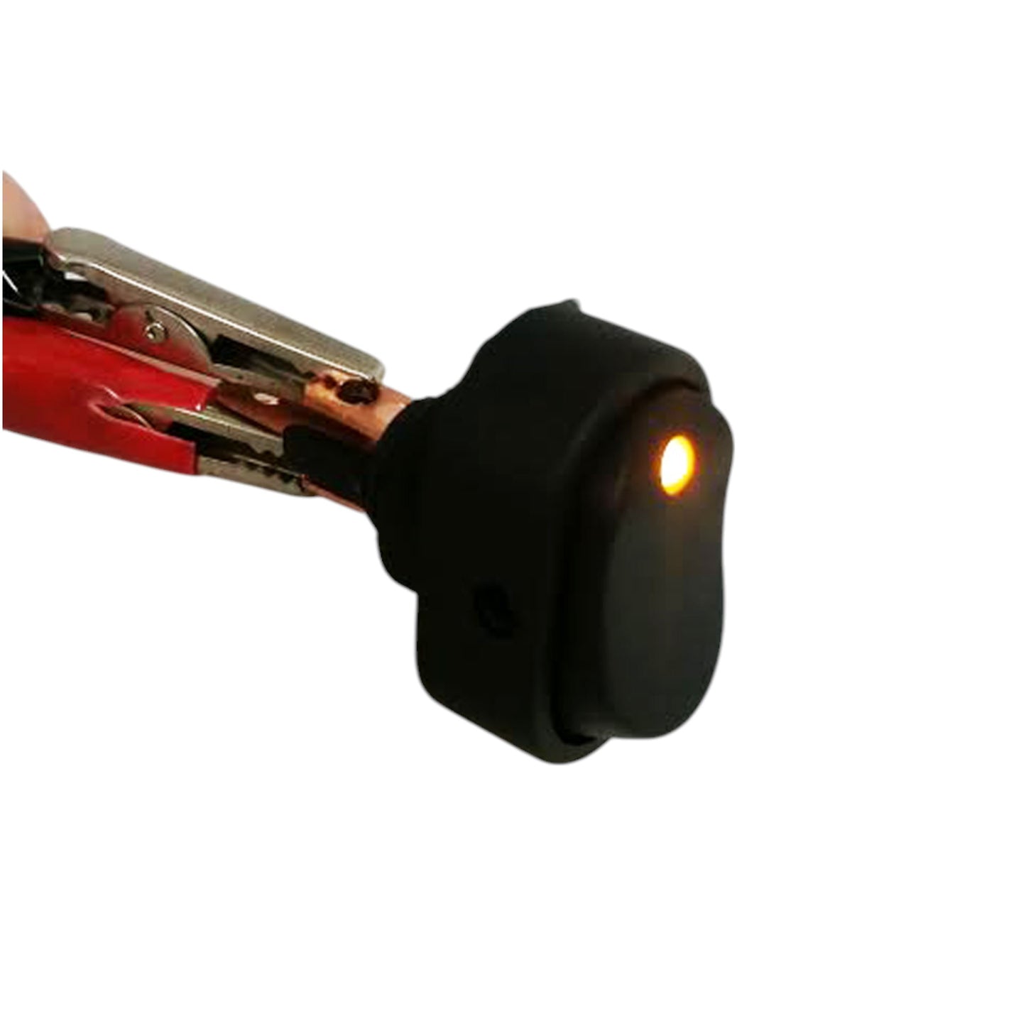 Pactrade Marine 5xYellow LED Light 12V 30A On-Off Rocker Switch For Auto Boat RV