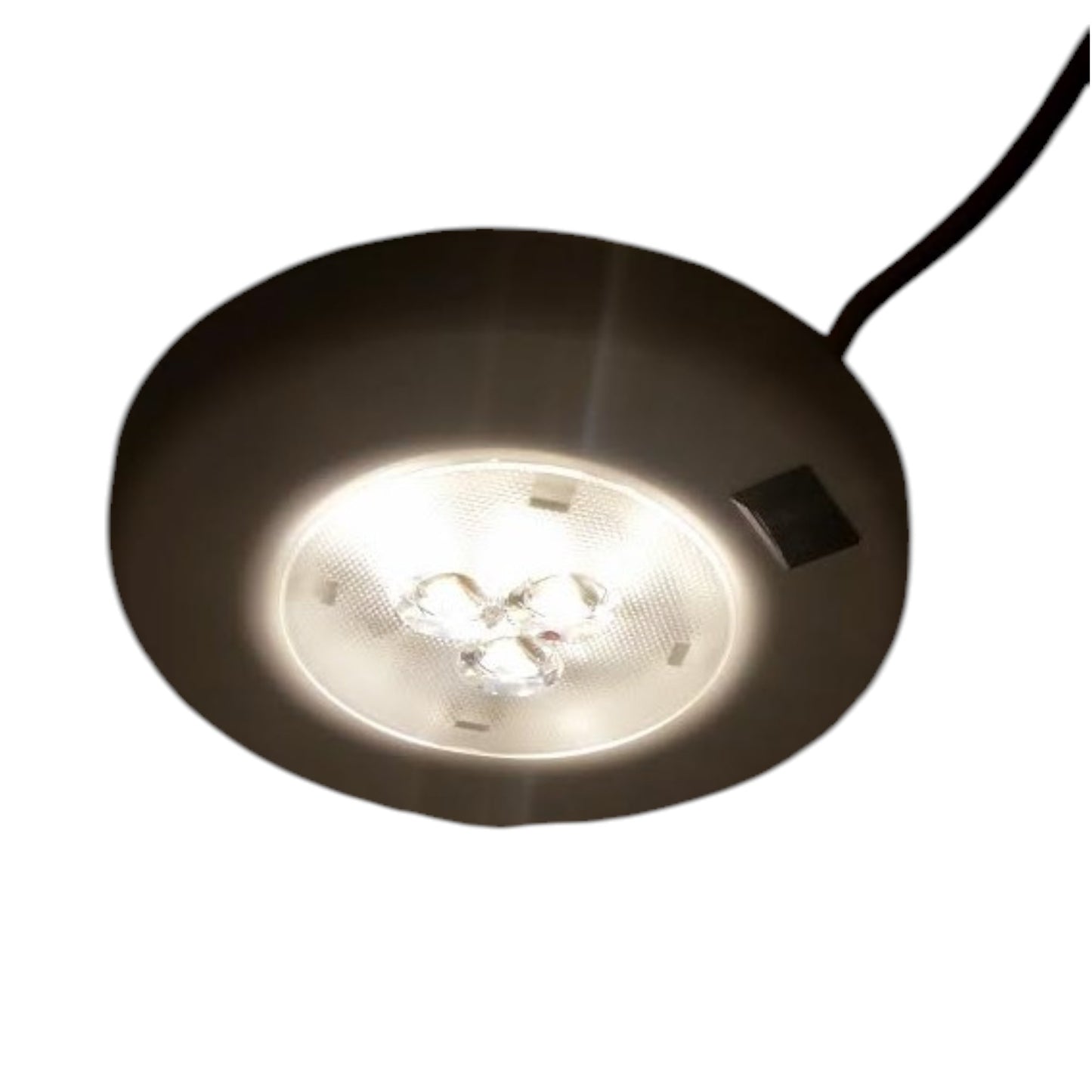 Pactade Marine RV Car Bus 4" Diameter 3W LED Downlight with Switch Warm White