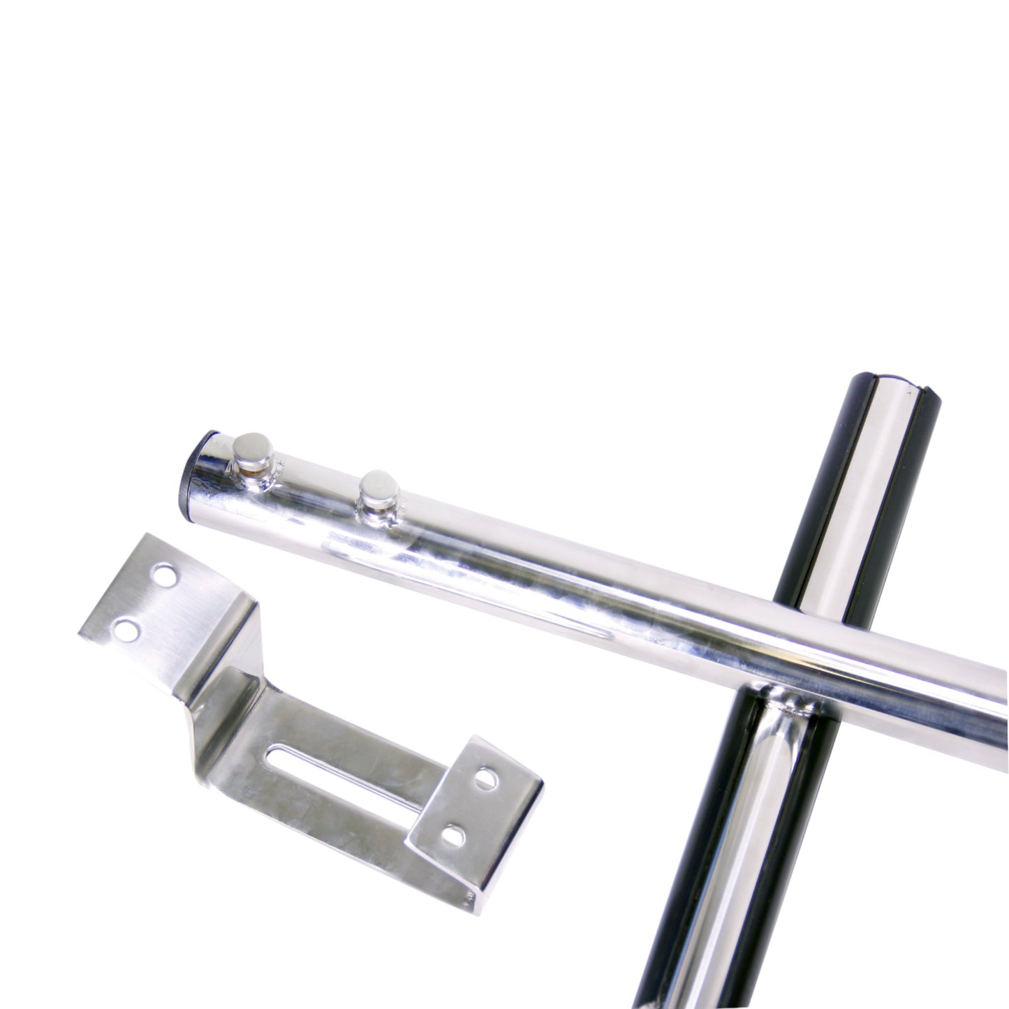 Pactrade Marine Boat 3 Step Dive Ladder Stainless Steel w/ Non-Slip Thread