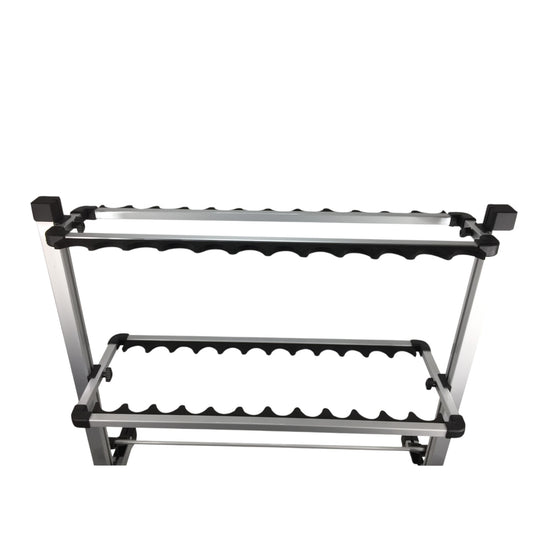 Pactrade Marine Aluminum Alloy Fishing Rod Vertical Portable Holder 24 Rack Boat Garage Home