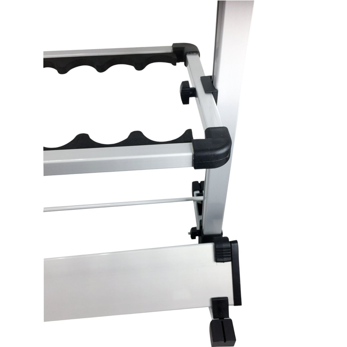 Pactrade Marine Aluminum Alloy Fishing Rod Vertical Portable Holder 24 Rack Boat Garage Home