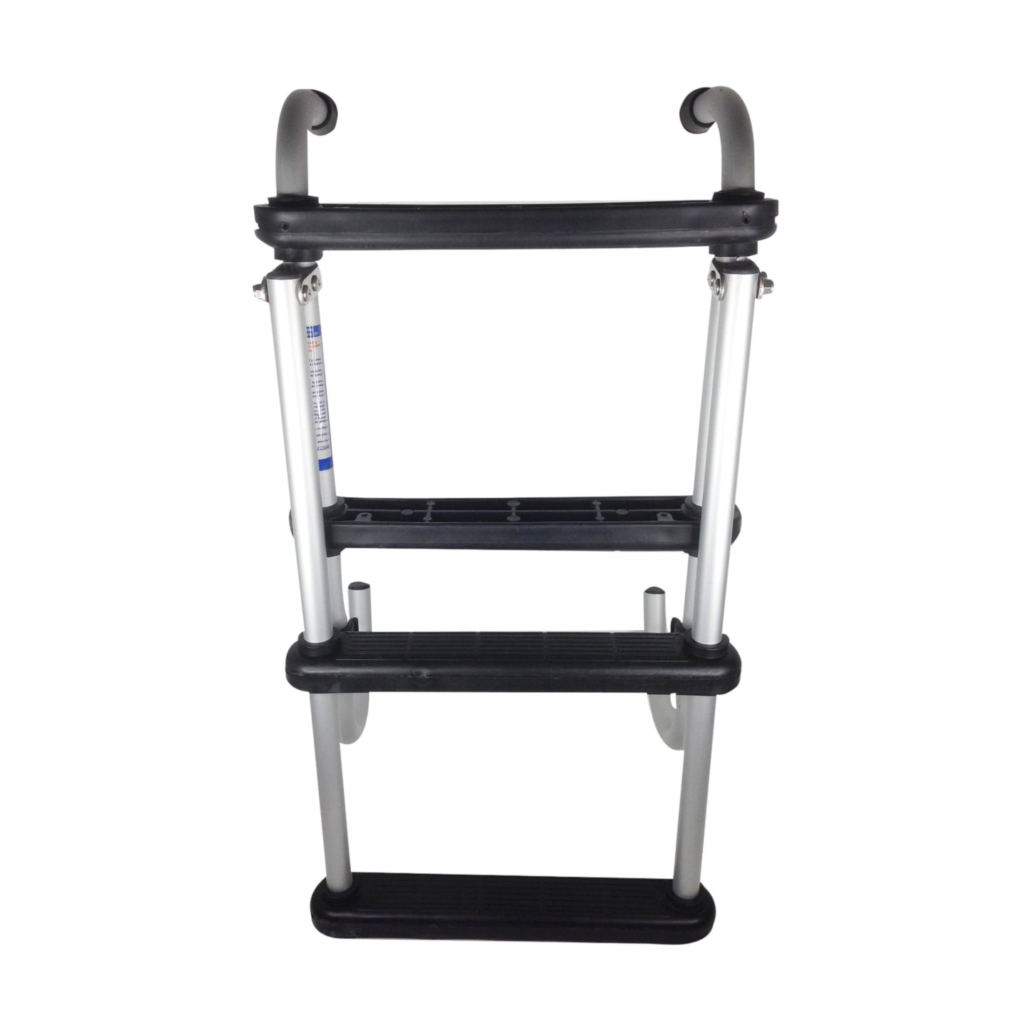 Pactrade Marine Pontoon Boat Folding 4 Steps Boarding Removable Ladder Aluminum