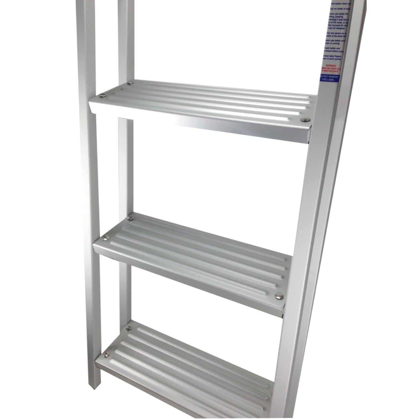 Pactrade Marine Pontoon Boat Aluminum 3 Step Heavy Duty Removable Dock Ladder