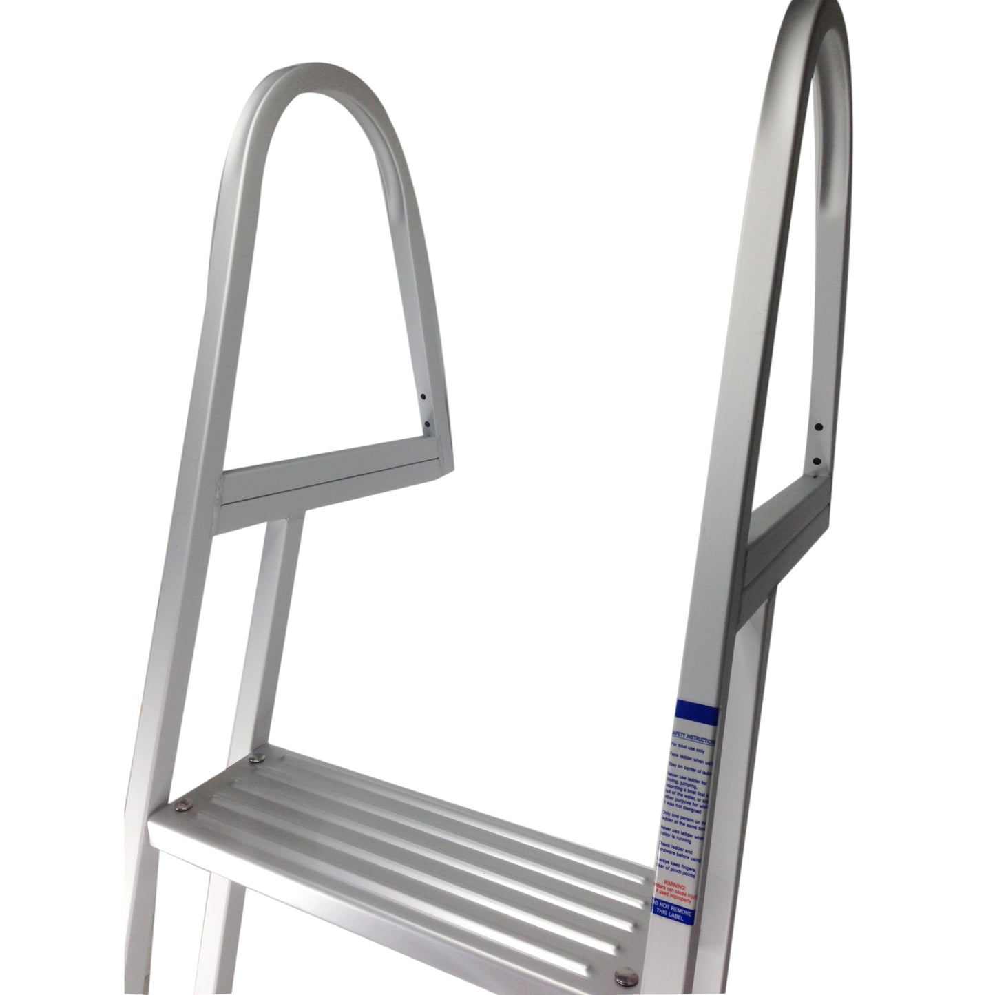Pactrade Marine Pontoon Boat Dock Aluminum Heavy Duty 4 Step Boarding Ladder
