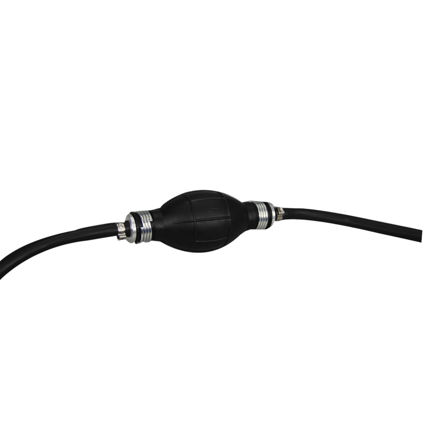 Pactrade Marine Boat Kart Cargo Universal Rubber Pump Hose Assembly Fuel Line Pipe Outboard Boat with Primer Bulb With 6' Hose Black (8mm)