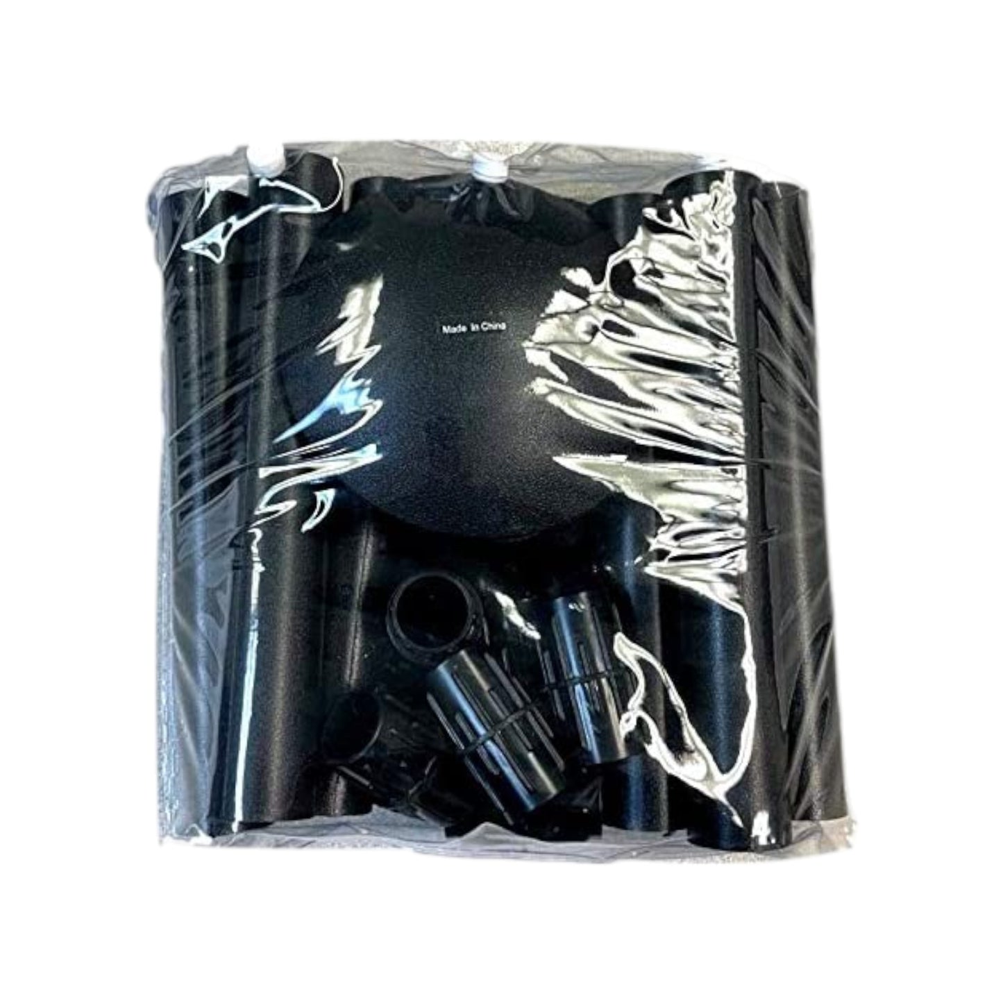 Pactrade Marine Boat Pontoon Cover Support Pole Adjustable Height 12" to 54" ABS Black Plastic Tall Short Round Base for Jon Boat Pontoon Boat Cover Aluminum Boat Tarps Bimini Tops Marine Grade