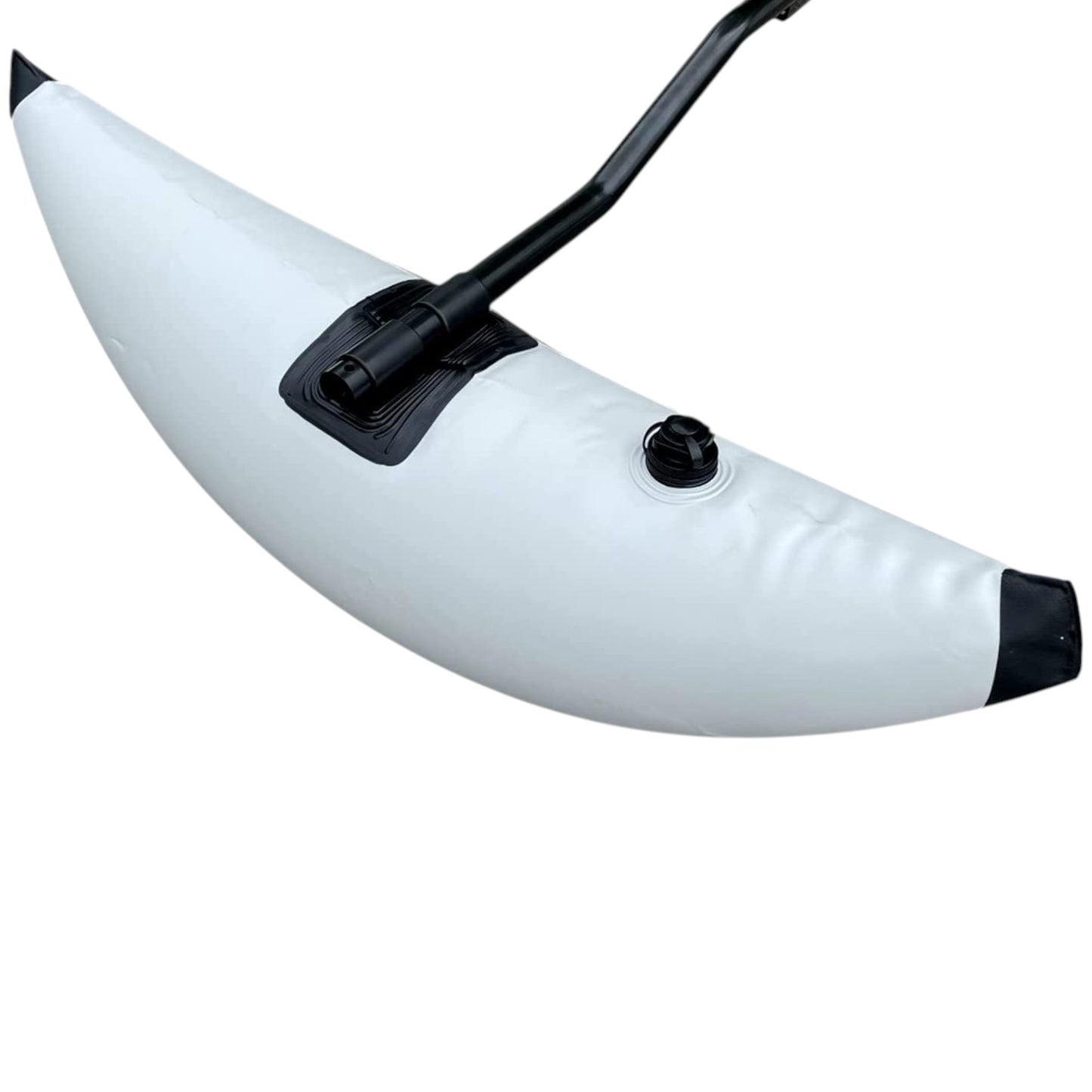 Pactrade Marine Boat Kayak Canoe Outrigger Stabilizer System PVC Inflatable Float Buoy Buoyant Fishing Grey Gray Tube Sidekick Arm Kit Breath Kayaking Rod Adjustable Accessories Repair Patches Outdoor