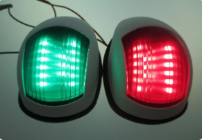 Pactrade Marine Boat Navigation LED Light Green Starboard Red Port White PC IP66