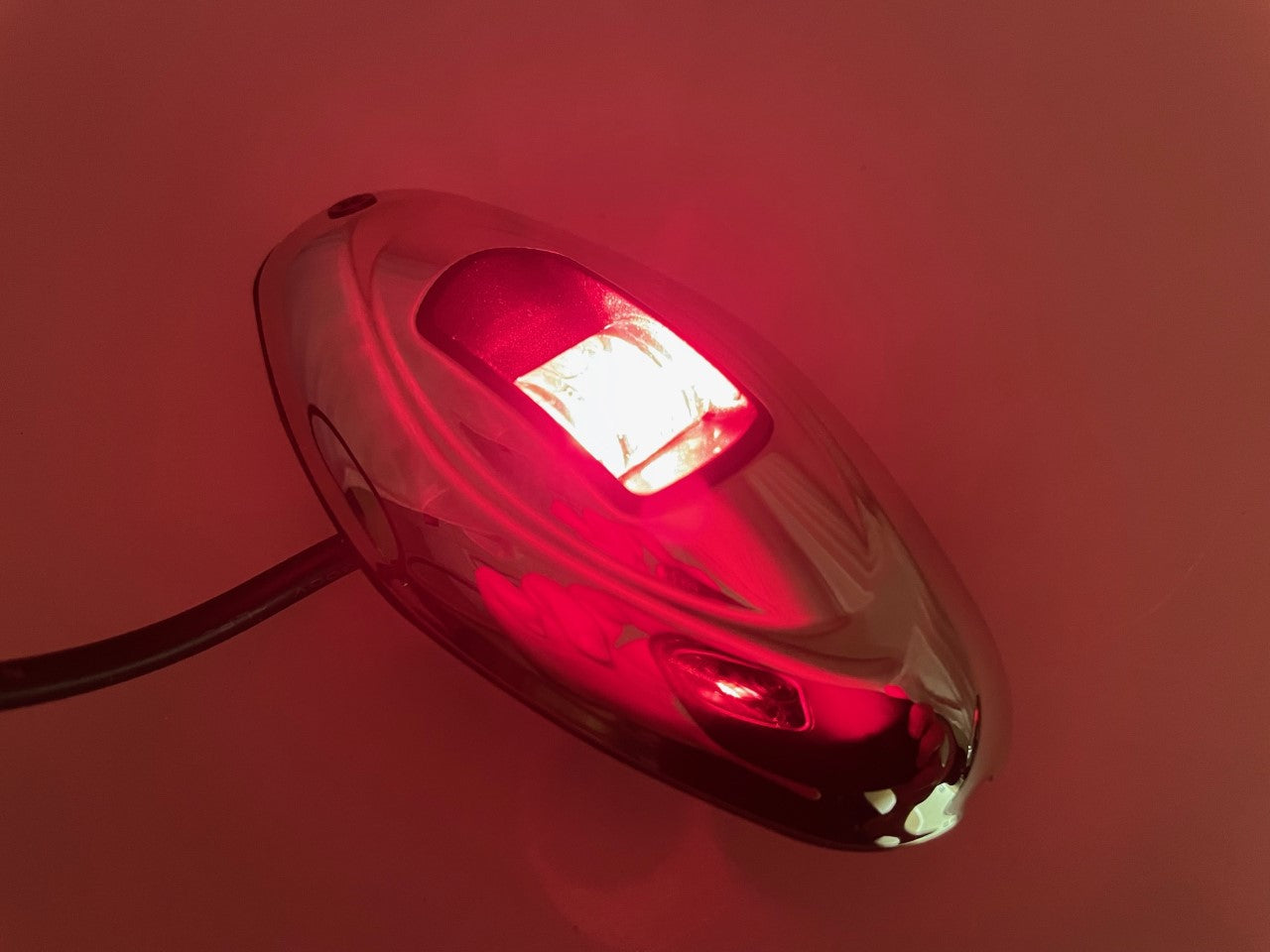 Pactrade Marine Boat Vertical Mount SS316 Navigation Light 12V 1NM LED Green Starboard 95LM Red Port 20LM Light 12m 112.5 Degrees Each 12V DC / 1W Teardrop Oval Stainless Steel Housing