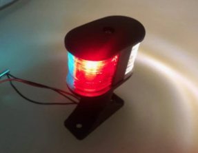 Pactrade Marine Boat Pontoon 4" Bi-Color Navigation Masthead Light LED Bulb 12V