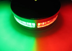Pactrade Marine Horizontal SS304 Navigation Light Bicolor LED Green & Red 110LM