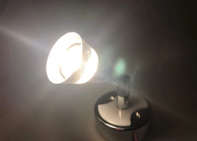 Pactrade Marine Boat Auto RV Aluminum Adjustable LED Reading Light Rocker Switch