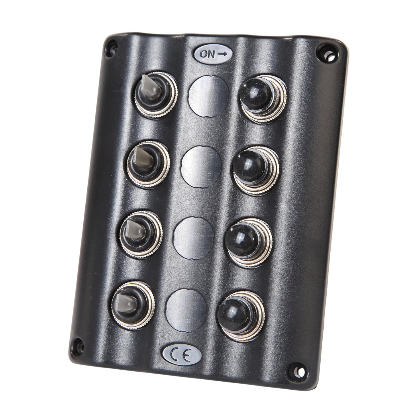 Pactrade Marine Boat RV 4 Gang Waterproof Toggle Switch Panel W/LED Indicator & Breakers