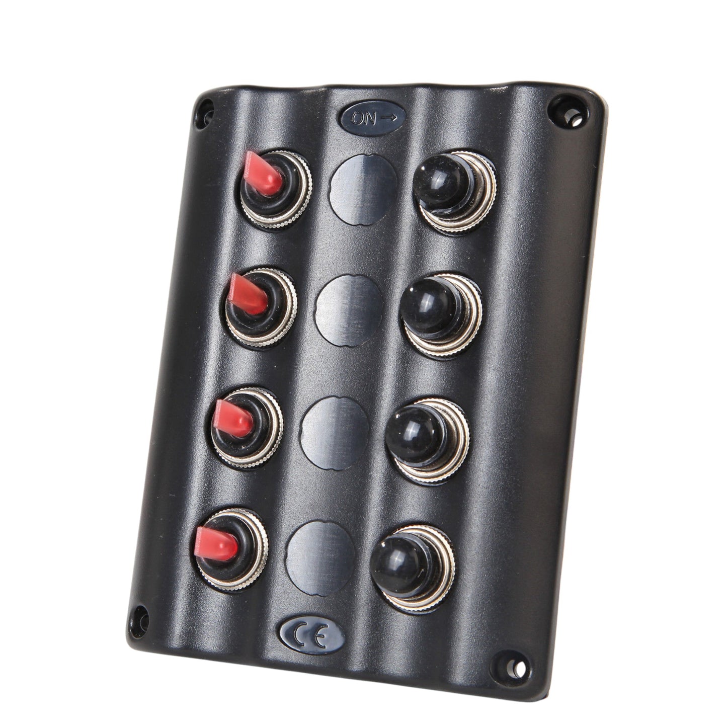 Pactrade Marine Boat RV 4 Gang Waterproof Toggle Switch Panel W/LED Indicator & Breakers