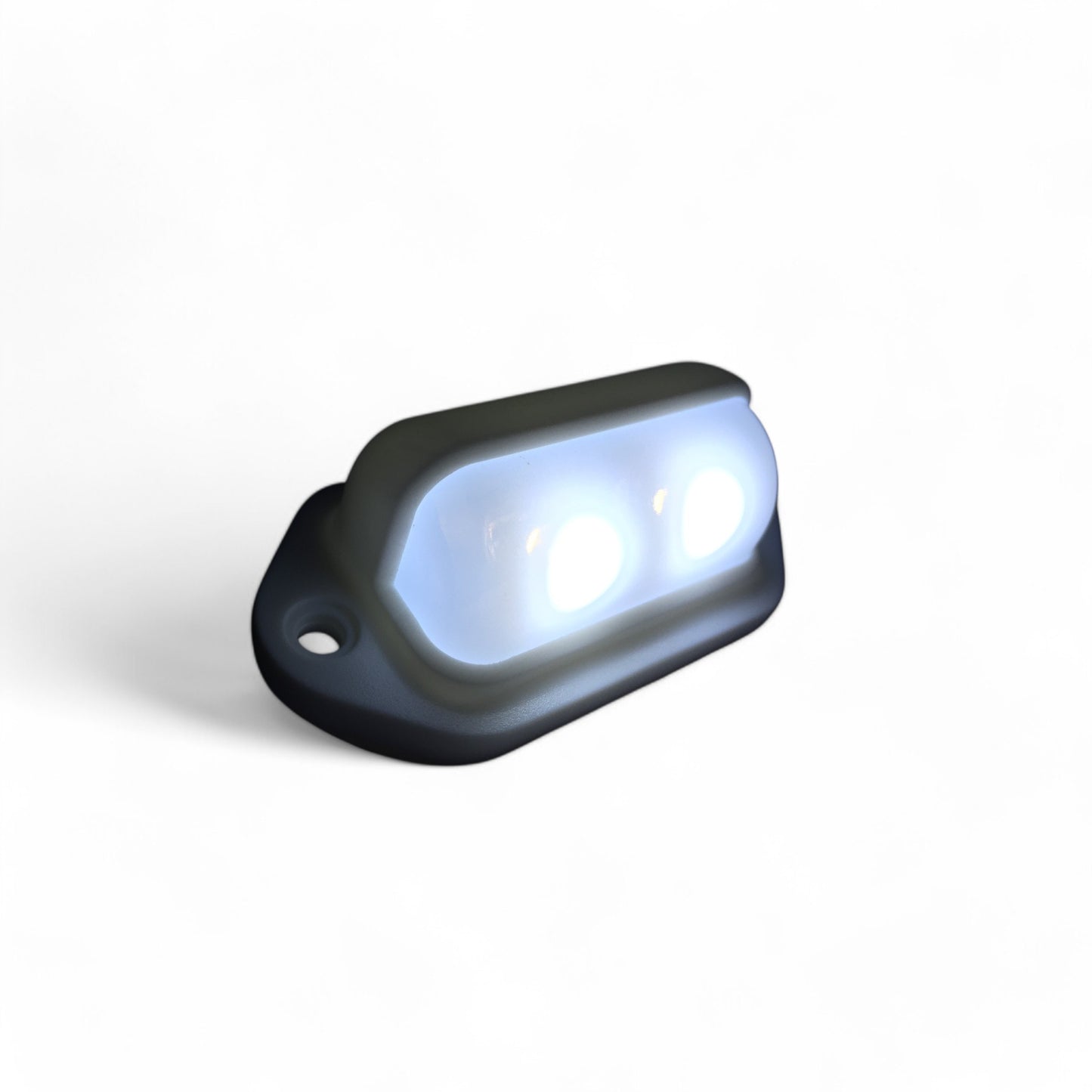 Pactrade Marine Boat LED RV White LED Companion Way Courtesy Light 2.6X1.3" White Housing