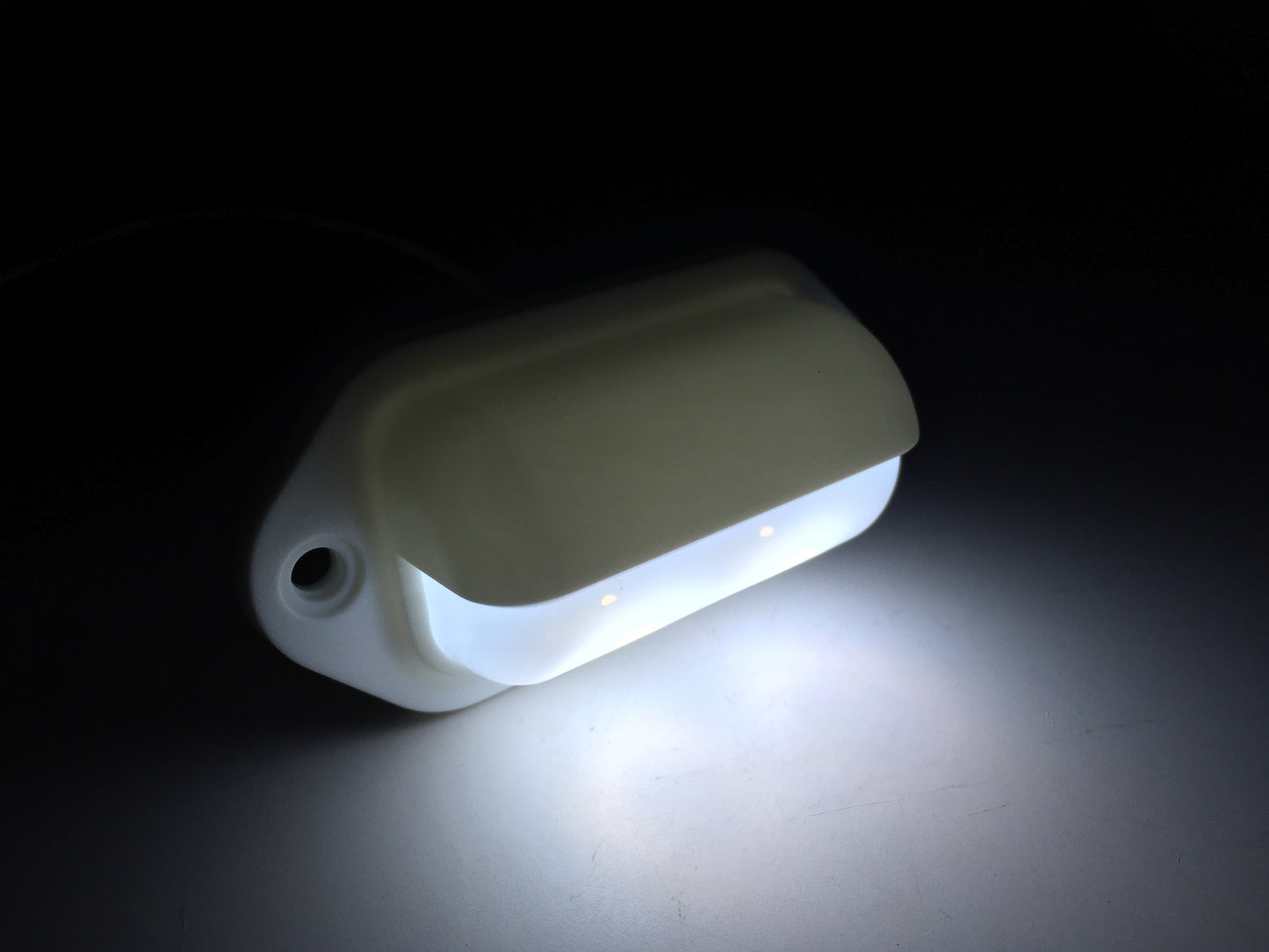Pactrade Marine Boat LED RV White LED Companion Way Courtesy Light 2.6X1.3" White Housing