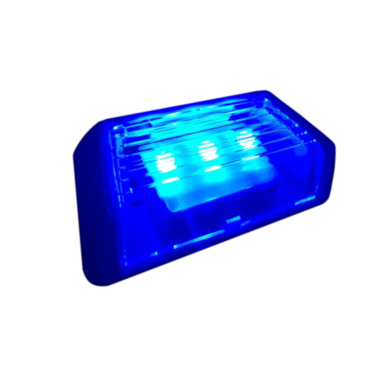 Pactrade Marine Boat LED RV Trailer Blue 12V Courtesy Light ABS 3.5"X1.8" 3 LED