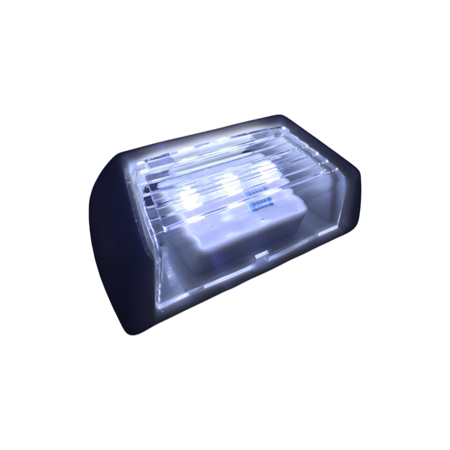 Pactrade Marine Boat LED RV Trailer Cool White 12V Courtesy Light ABS 3.5"X1.8" 3 LED