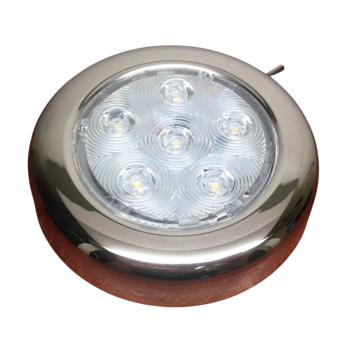 Pactrade Marine Boat LED Bright Ceiling Light Stainless Steel Toggles Switch Surface Mount