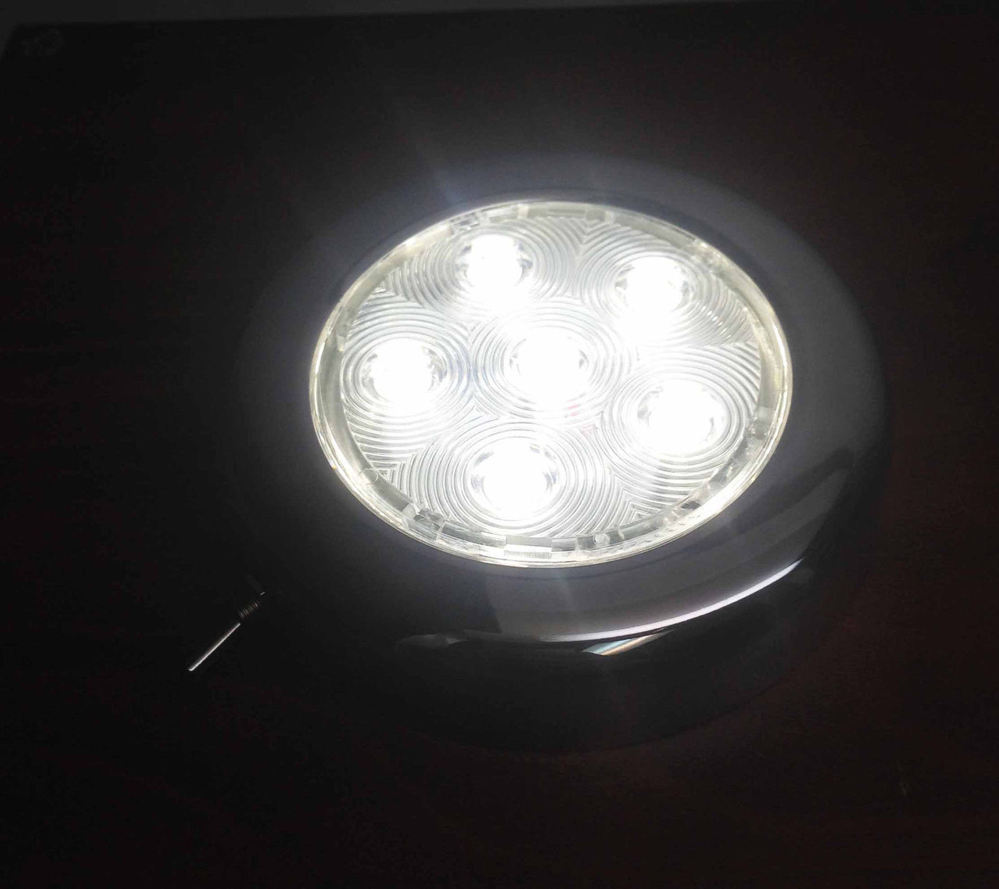 Pactrade Marine Boat LED Bright Ceiling Light Stainless Steel Toggles Switch Surface Mount