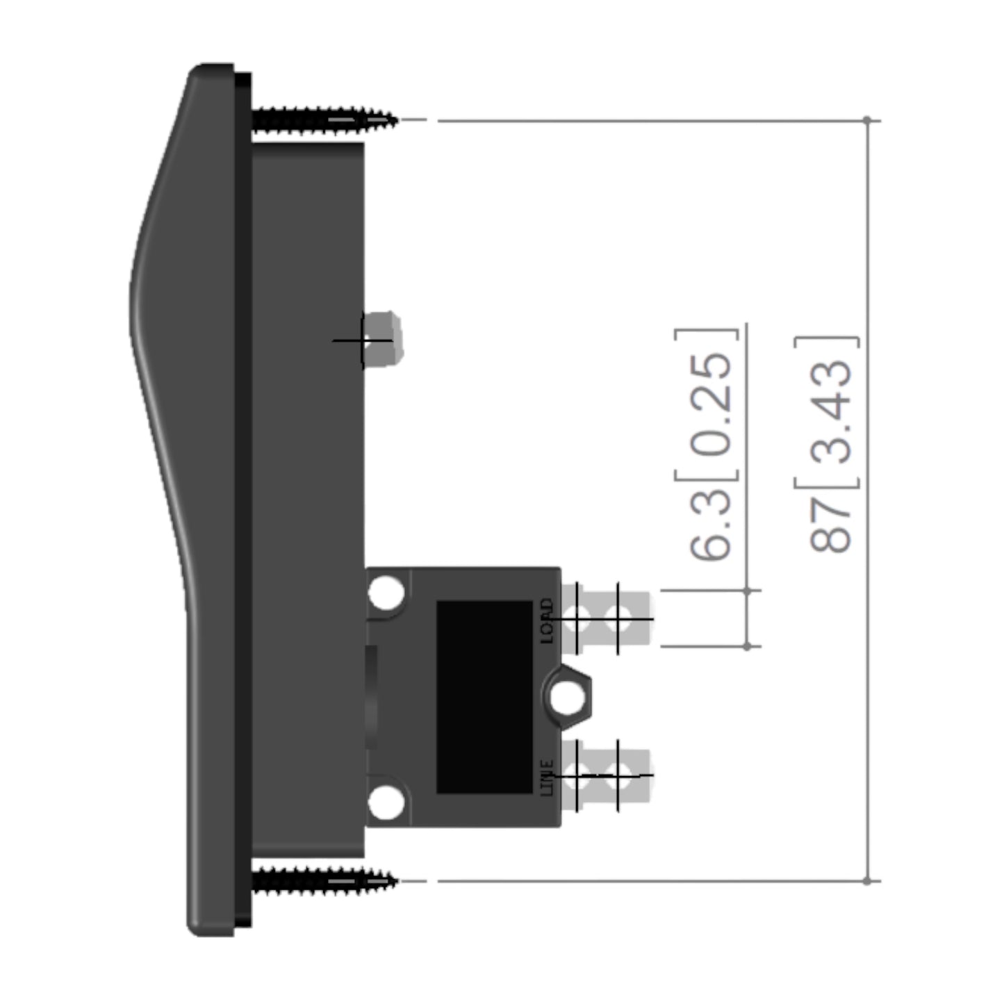Pactrade Marine Boat RV Voltmeter Socket Panel 5A Breakers Rubber Pad 5-30VDC Indicator