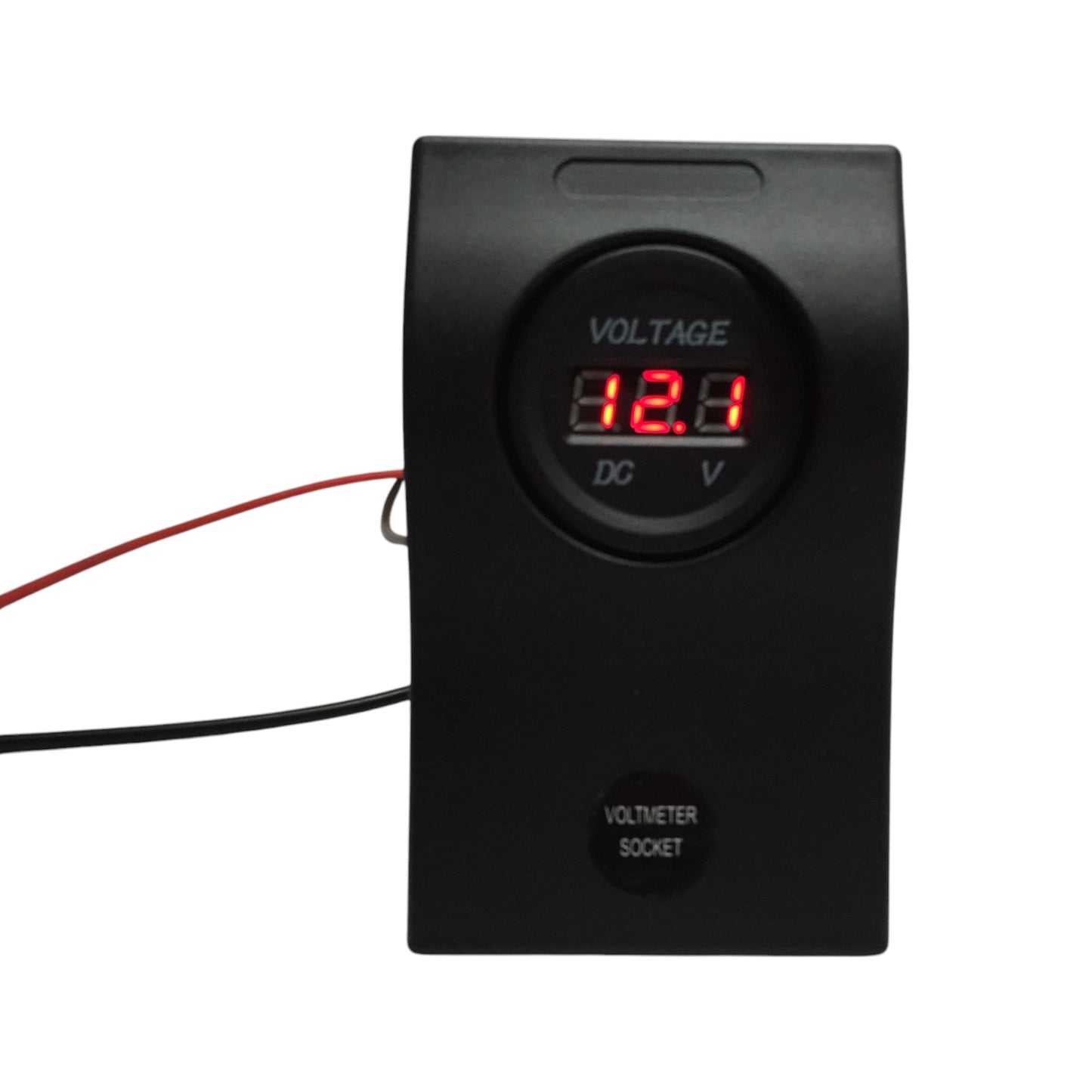 Pactrade Marine Boat RV Voltmeter Socket Panel 5A Breakers Rubber Pad 5-30VDC Indicator