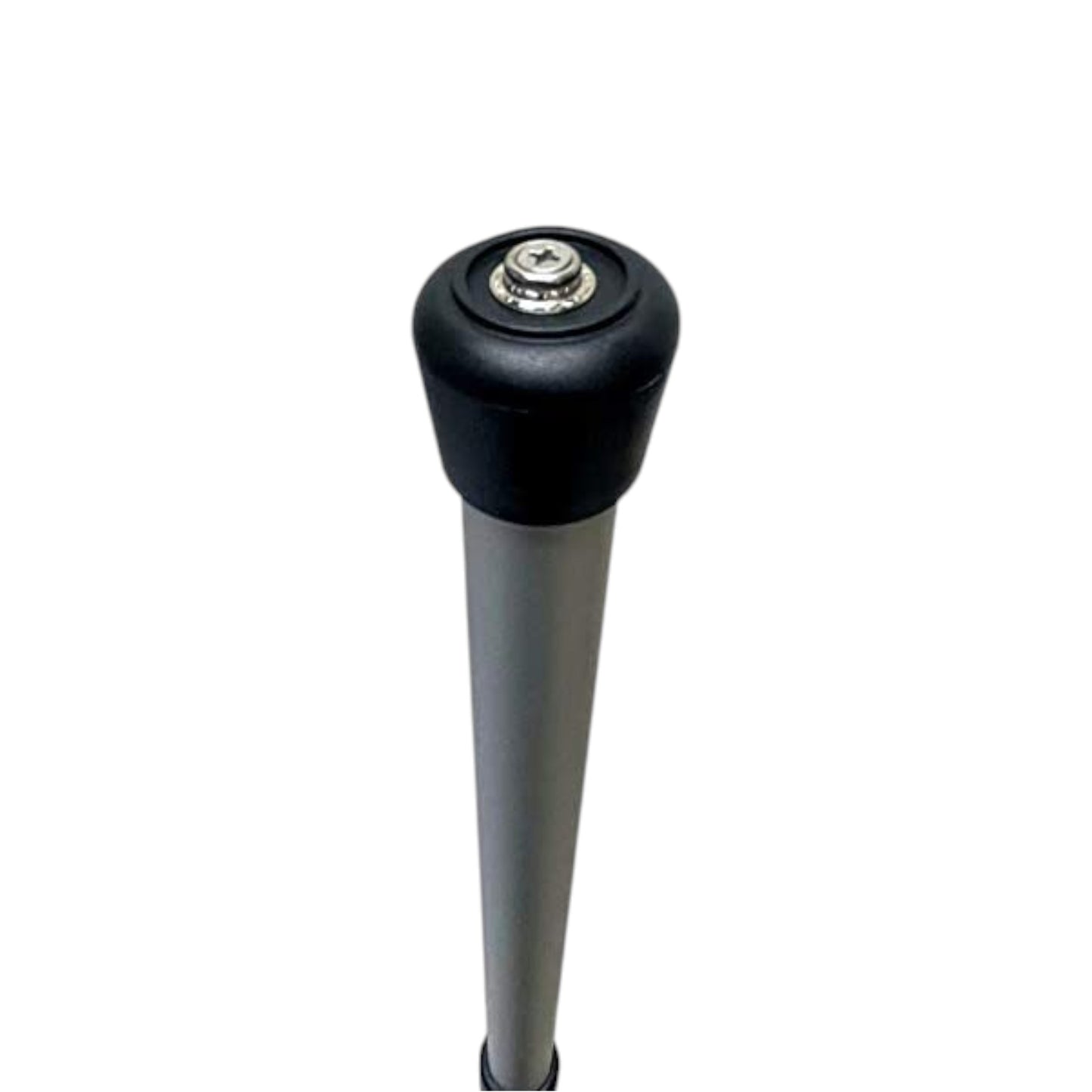 Pactrade Marine Boat Pontoon Cover Support Pole Adjustable Telescopic Height Mushroom Top Aluminum / Injected PP Tall Short Round Base Snap-on Fastener Tip & Rubber Cap (Length: 35" - 64")