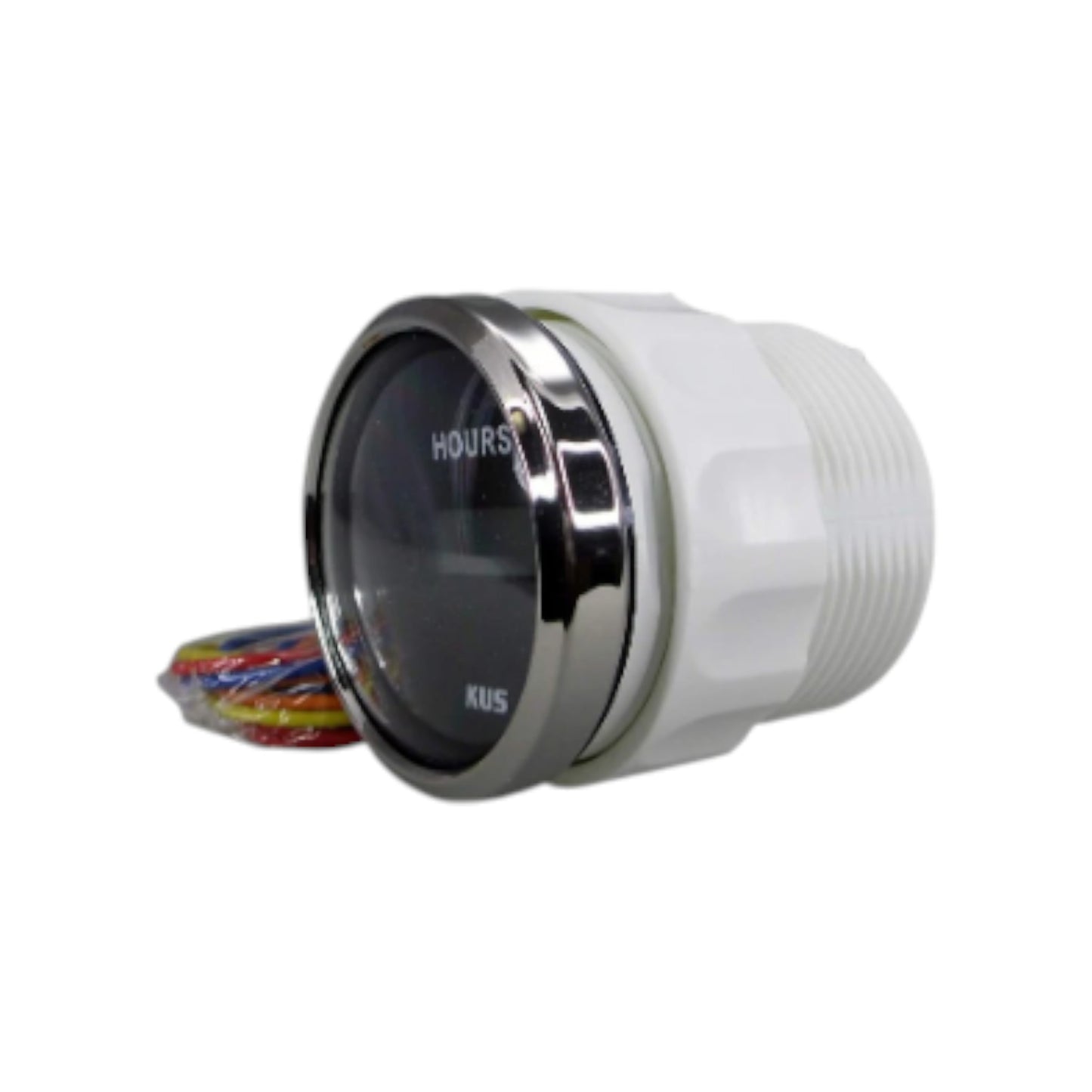 Pactrade Marine Boat Kus Engine Hour Meter Gauge for Boat Outboard 2'' SS 316 Bezel 12V/24V IP67