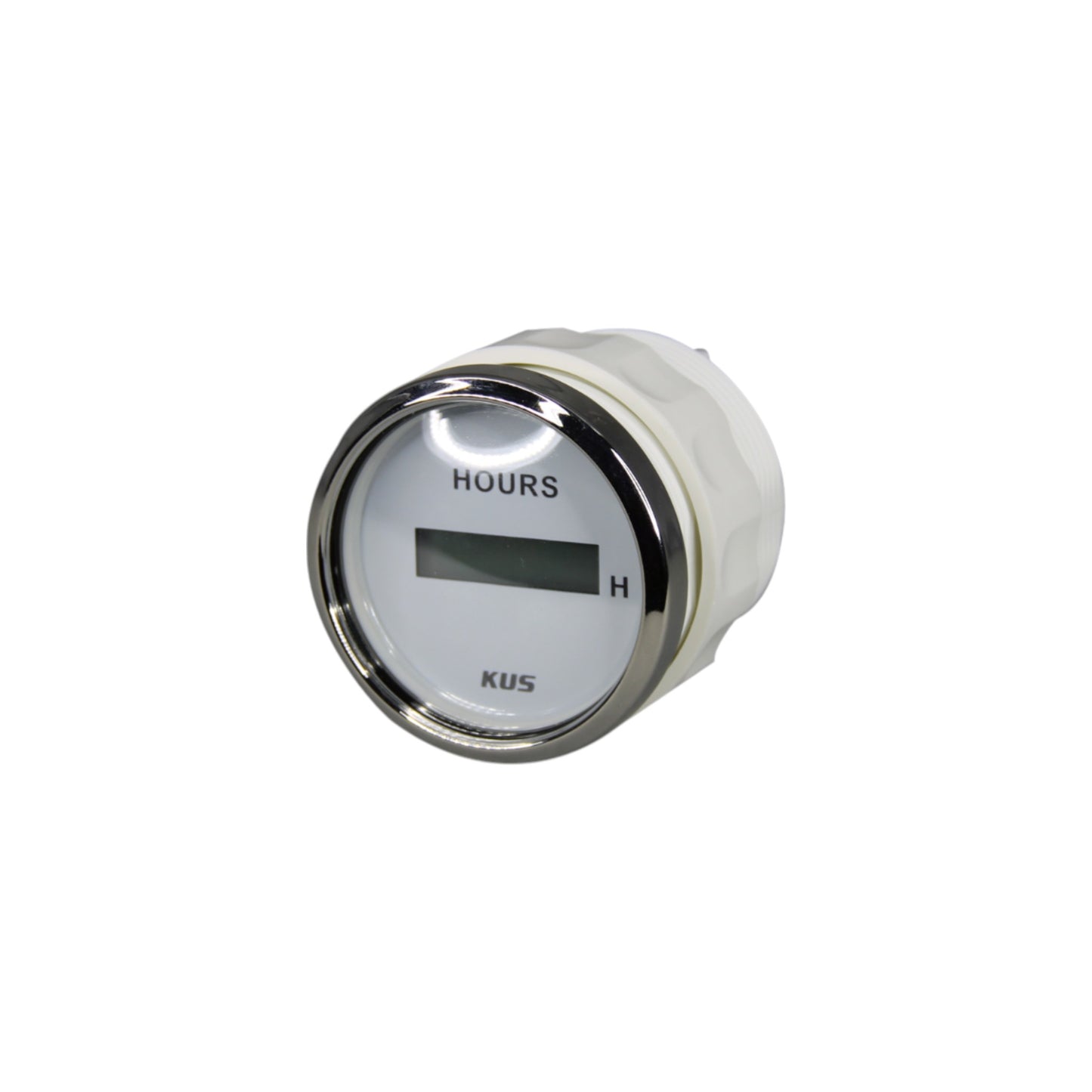 Pactrade Marine Boat KUS Engine Hour Meter Gauge for Boat Outboard 2'' SS 316 Bezel 12V/24V IP67