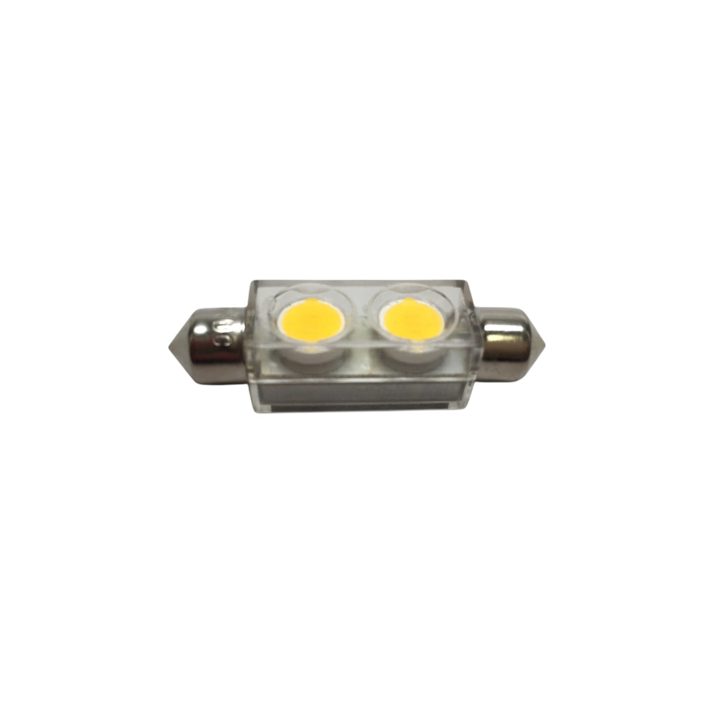 Pactrade Marine 2 PCS Boat RV Auto Car Trailer Bus LED 2 Bulb Festoon Type Warm White