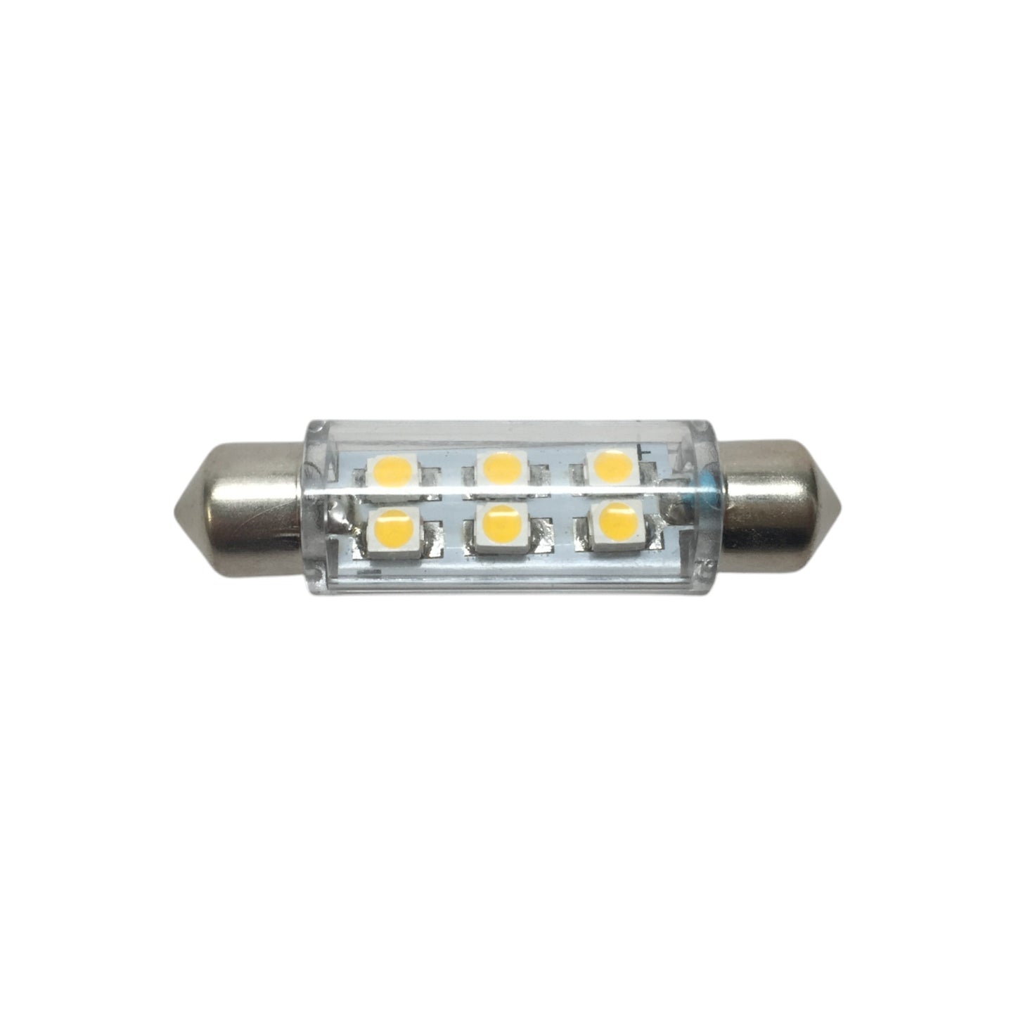 Pactrade Marine RV & Car Part LED Bulb Festoon Type Cool White Light 0.5W 42MM By 12MM