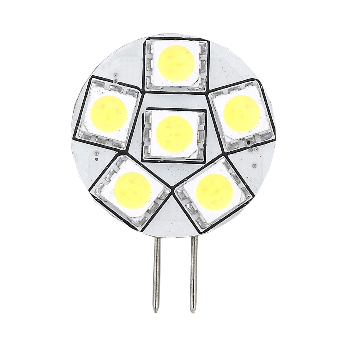 Pactrade Marine Boat Part LED Bulb G4 Type Warm White Side Pin 23MM Diameter