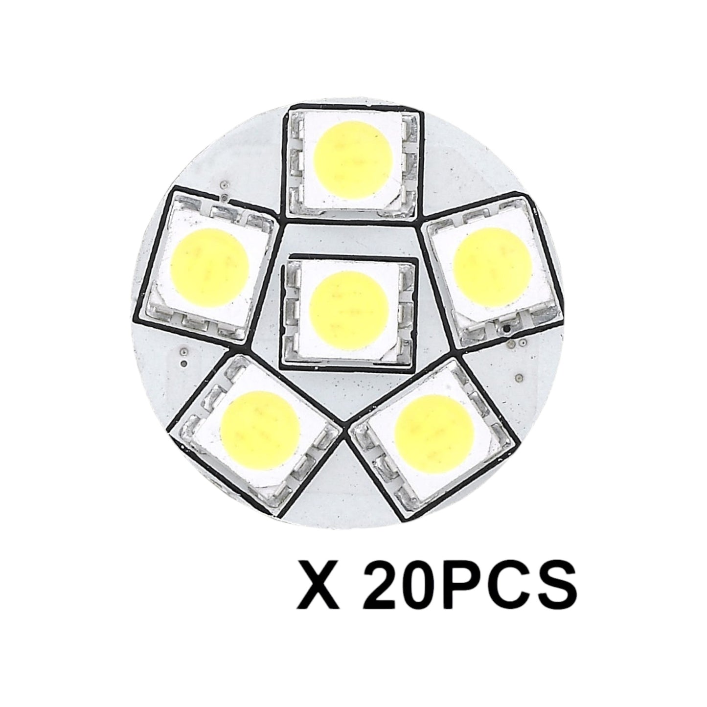 Pactrade Marine Boat RV Auto Trailer Part LED Bulb G4 Warm White .91" Dia. 20 PCS