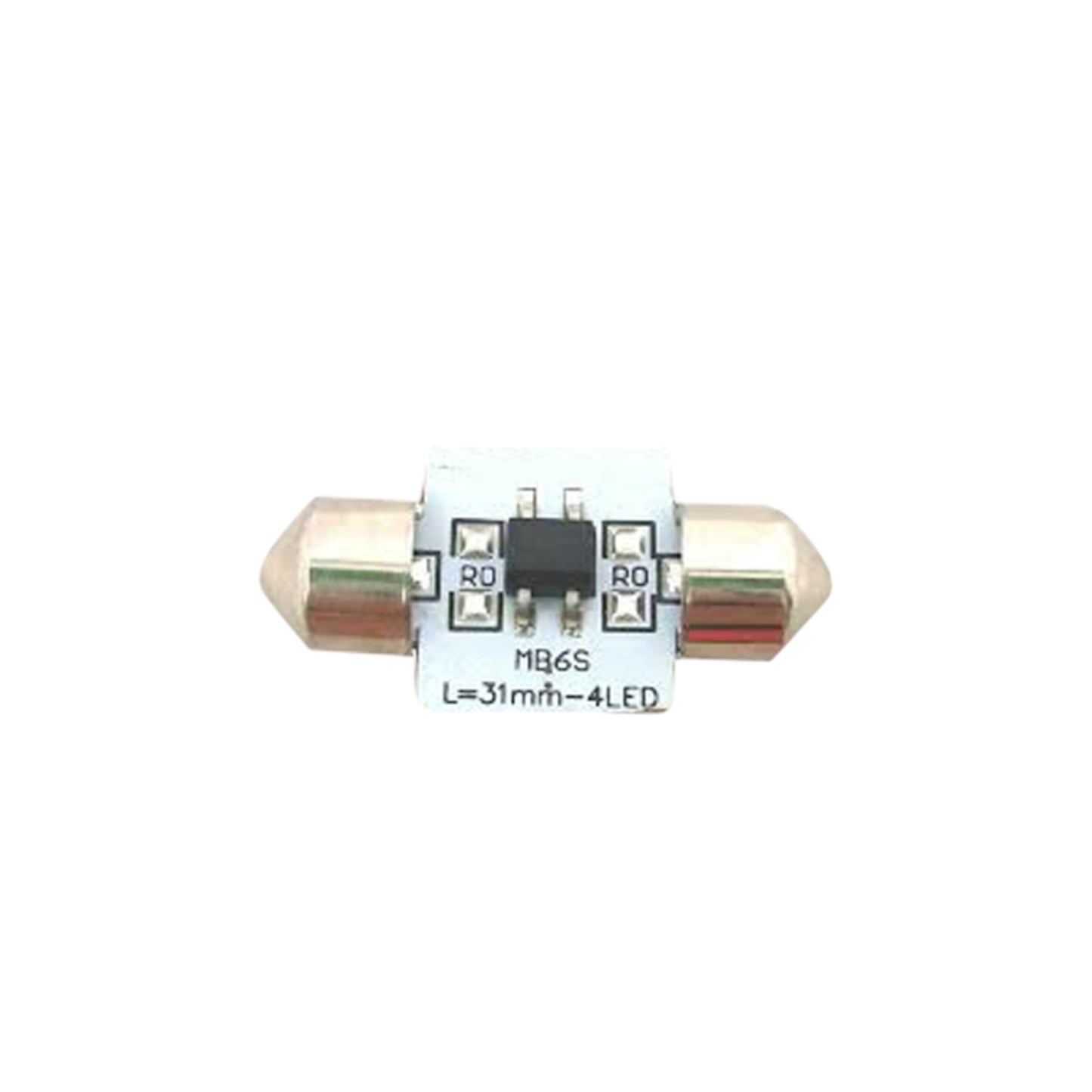 Pactrade Marine LED Bulbs Festoon Type 12VDC 60LM Warm White 4PCS 1 1/4 X 5/8"