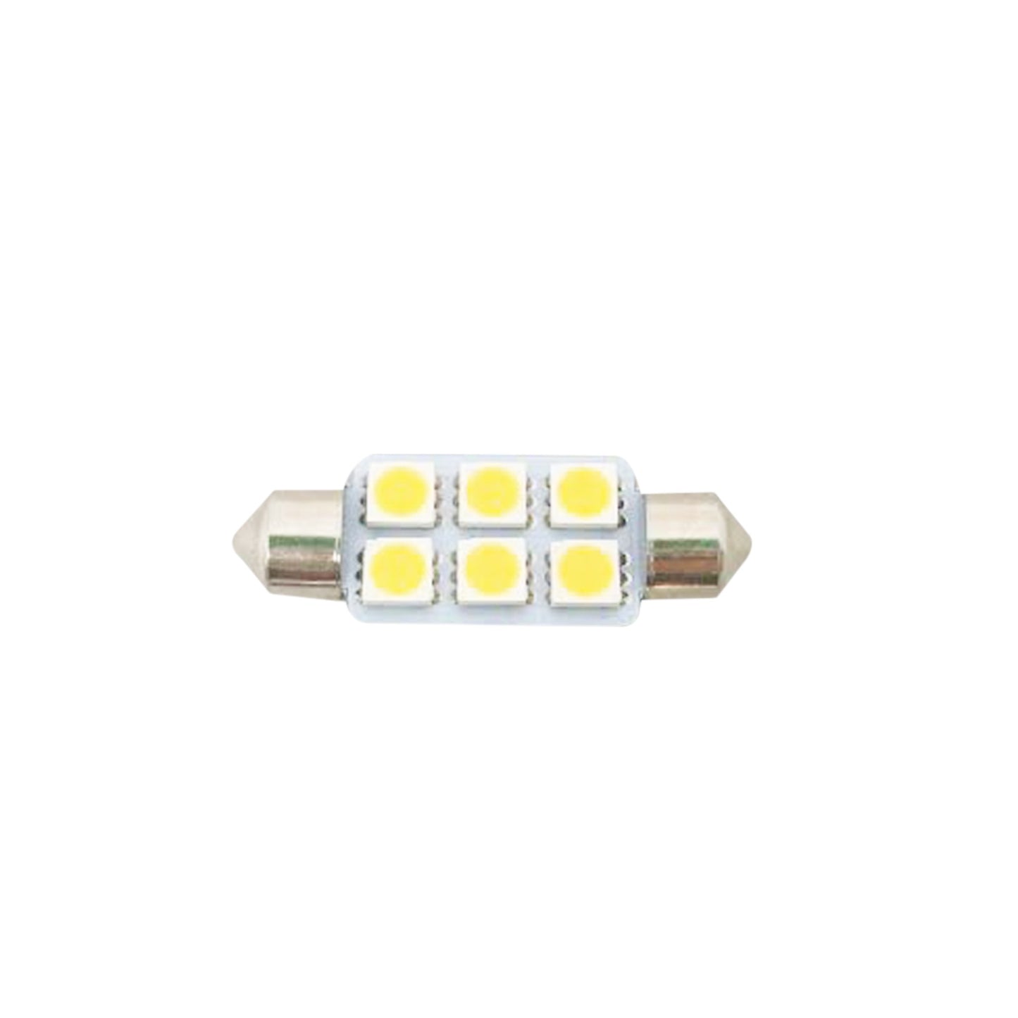 Pactrade Marine 2 PCS LED Bulbs Festoon Type 12VDC 90LM Warm White 1 1/2 X 9/16