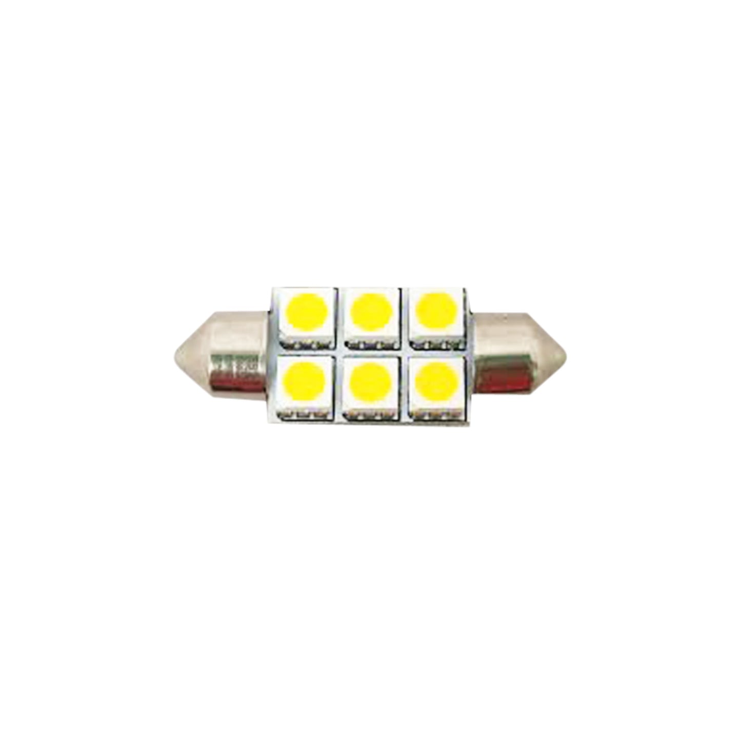 Pactrade Marine LED Bulb Festoon Type 12VDC 90LM Warm White 1 15/16X1/2" 10PCS