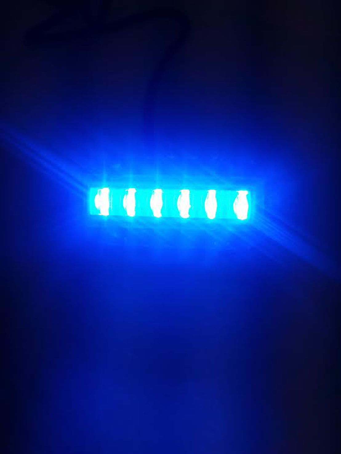 Pactrade Marine Boat Ocean Bright Underwater Blue Accent Light Surface Mount 6 LED 12V