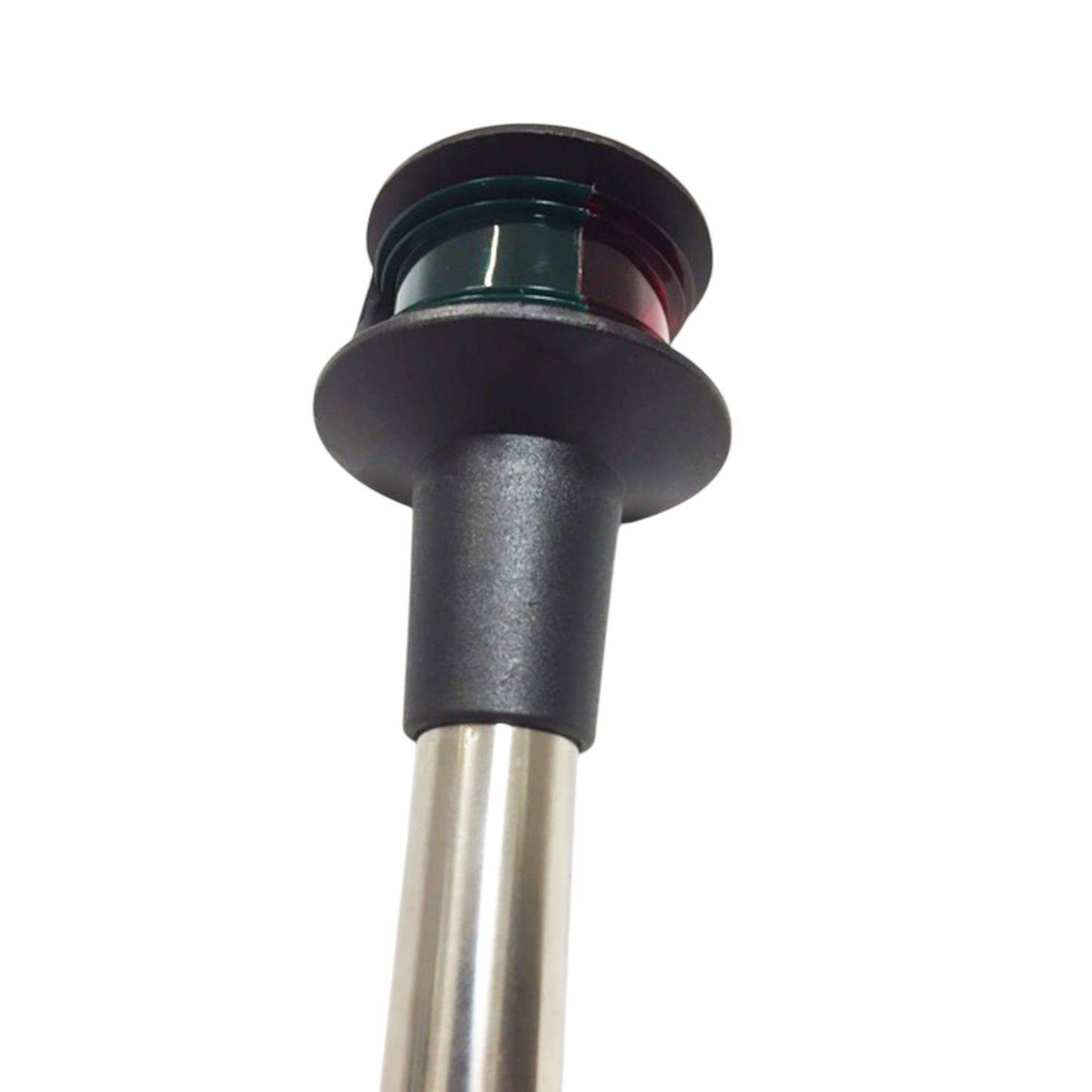Pactrade Marine Boat Navigation Red Green Bicolor 12" Plug in Bow Light with Angled Pole