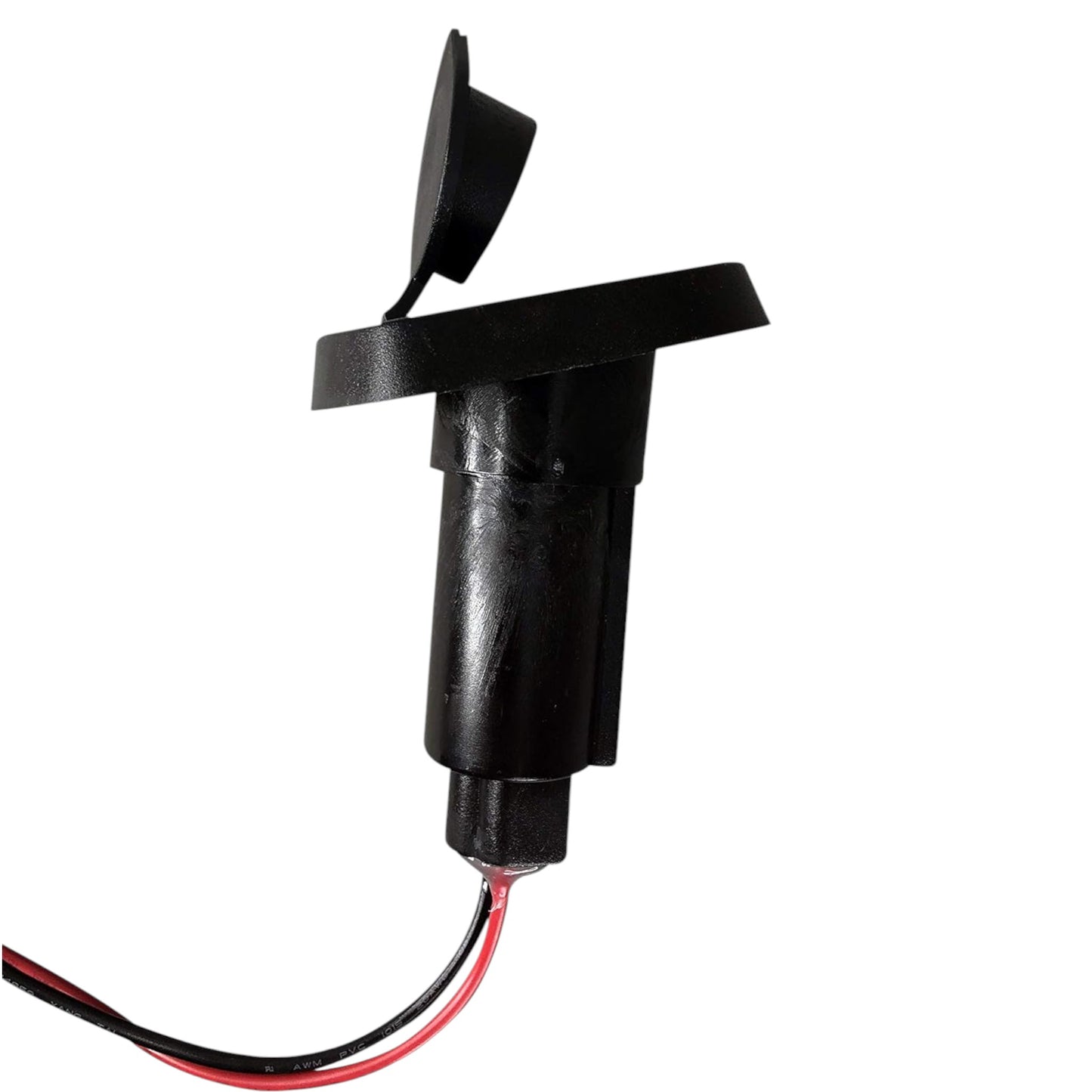Pactrade Marine Navigation Red Green Angled Pole Bow Light and 2-Prong Pole Base